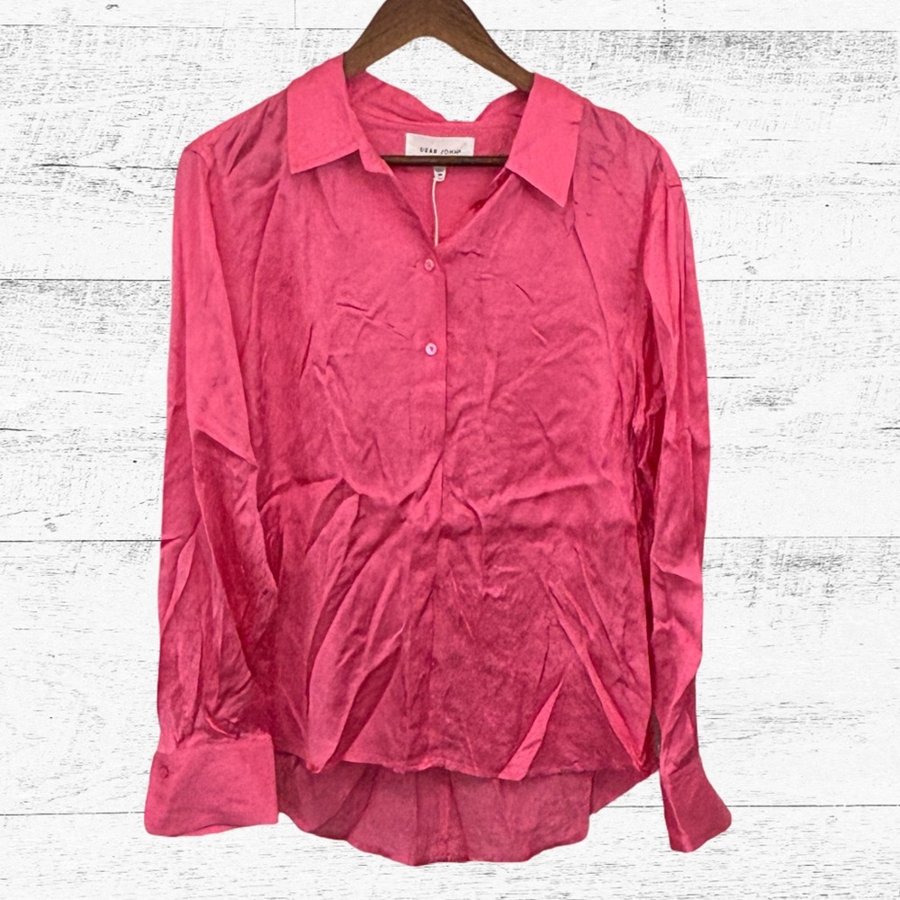 Dear John Pink Long Sleeve Button Down Shirt